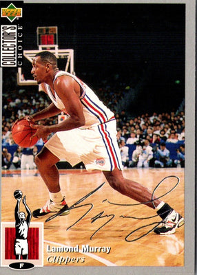 1994 Collector's Choice Silver Signatures Lamond Murray #322
