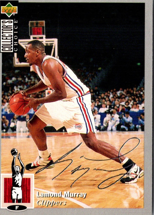 1994 Collector's Choice Silver Signatures Lamond Murray #322