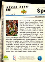 1993 Upper Deck Special Edition Electric Court Sonics Team #223