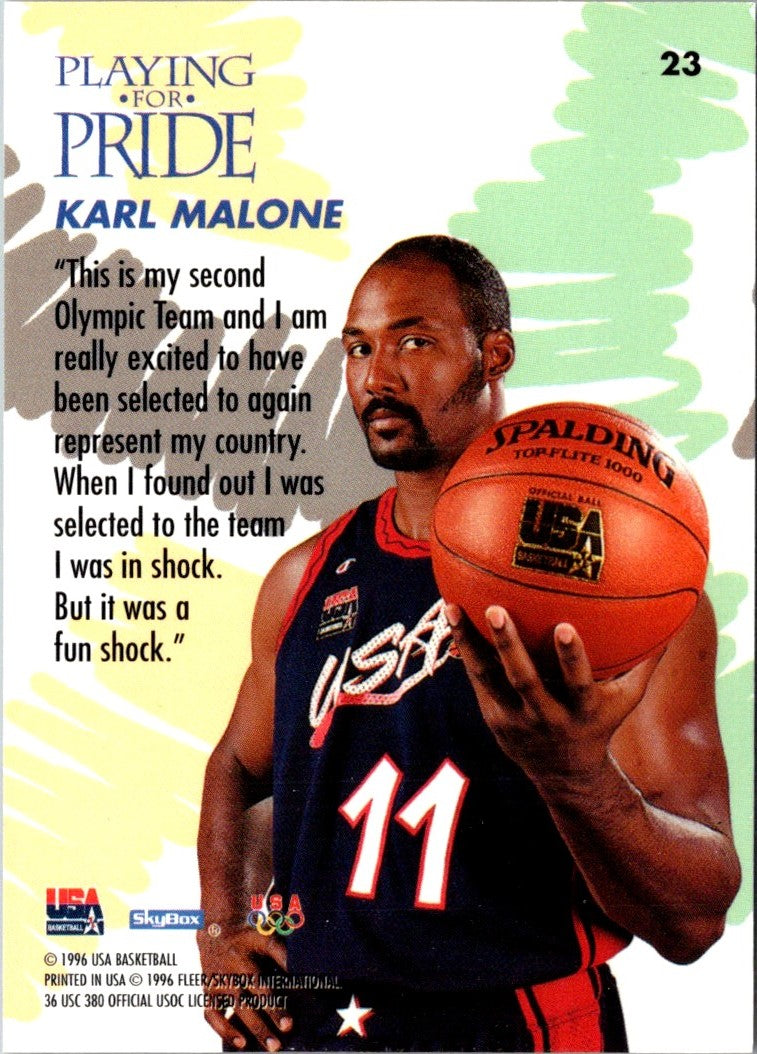 1996 SkyBox USA Karl Malone