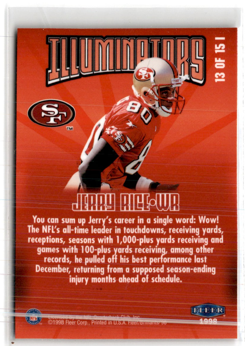 1998 Leaf Rookies & Stars Greatest Hits Jerry Rice