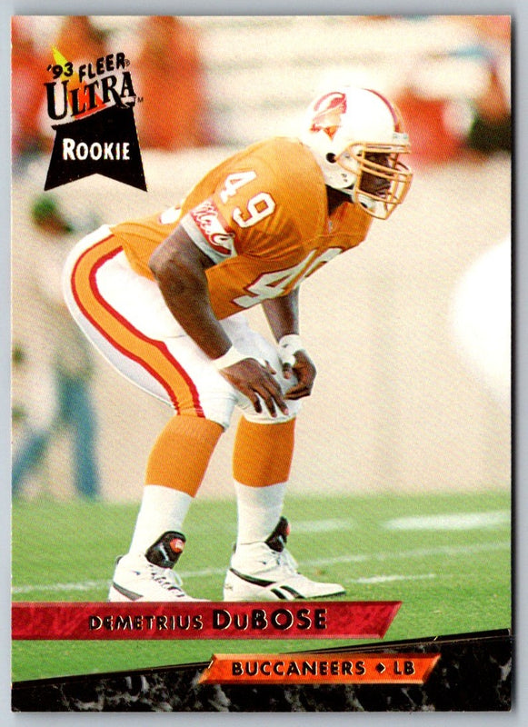 1993 Ultra Demetrius DuBose #469 Rookie