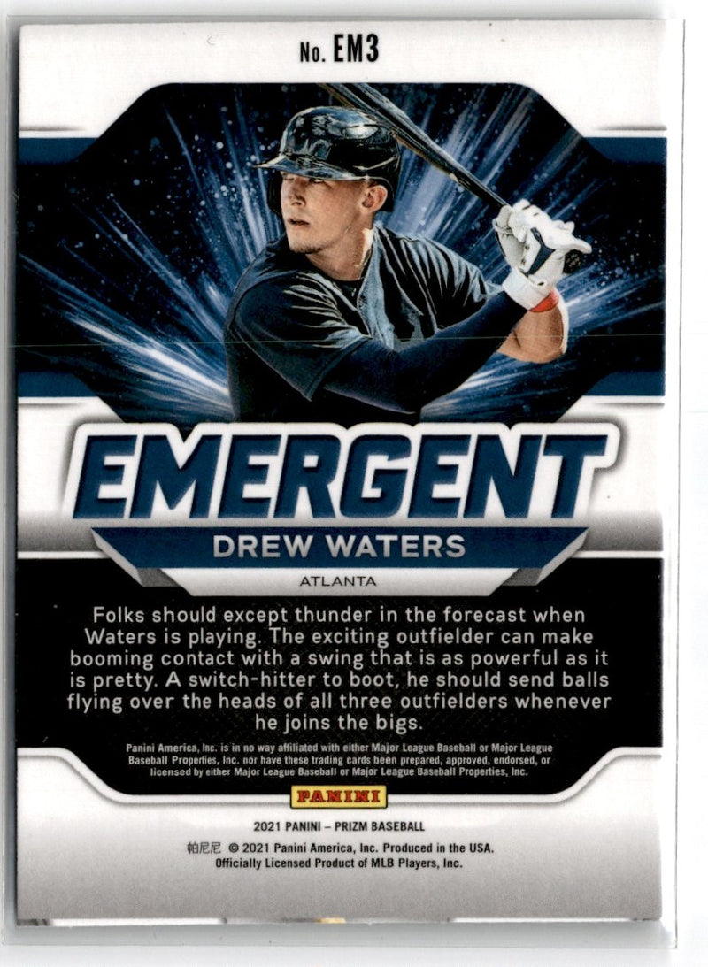 2021 Panini Prizm Emergent Drew Waters