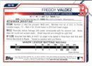 2021 Bowman Draft Freddy Valdez