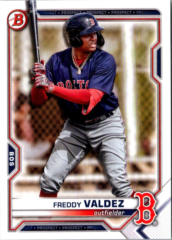 2021 Bowman Draft Freddy Valdez #BD-96