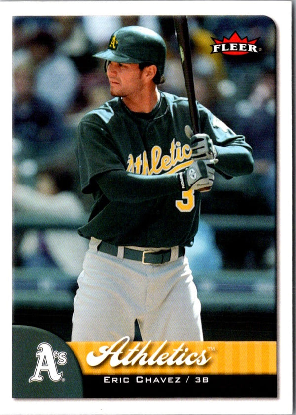 2007 Fleer Eric Chavez #114A