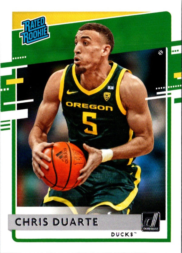 2021 Panini Chronicles Draft Picks Green Chris Duarte #43