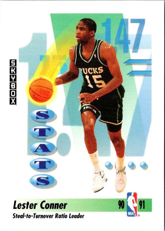 1991 SkyBox Lester Conner #299