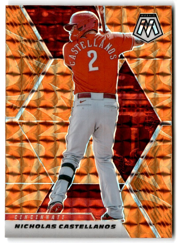 2021 Panini Mosaic Reactive Orange Nicholas Castellanos #173