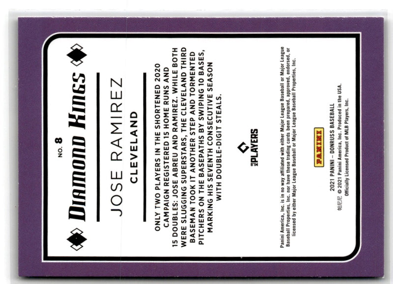 2021 Donruss Jose Ramirez