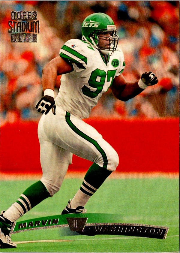 1996 Stadium Club Marvin Washington #35