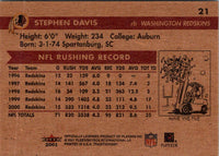 2001 Fleer Tradition Glossy Stephen Davis #21