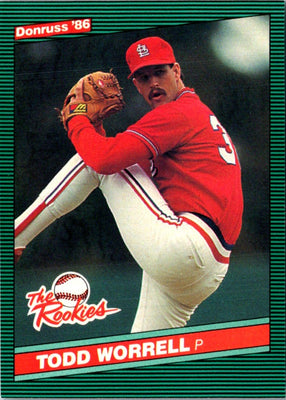 1986 Donruss The Rookies Todd Worrell #21