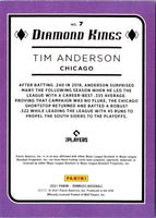 2021 Donruss Holo Purple Tim Anderson #7