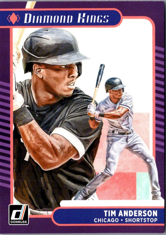 2021 Donruss Holo Purple Tim Anderson #7