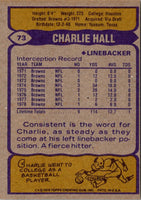 1979 Topps Charlie Hall #73