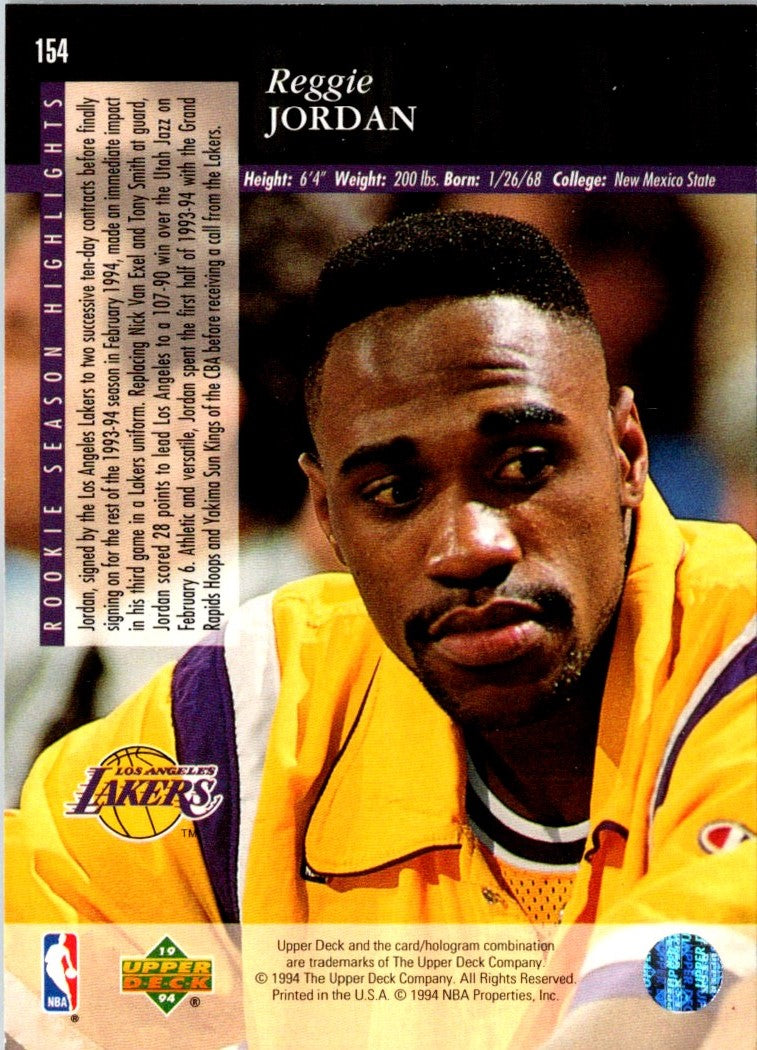 1993 Upper Deck Special Edition Electric Court Reggie Jordan