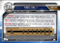 2019 Bowman Chrome Prospects Corey Ray #BCP-207