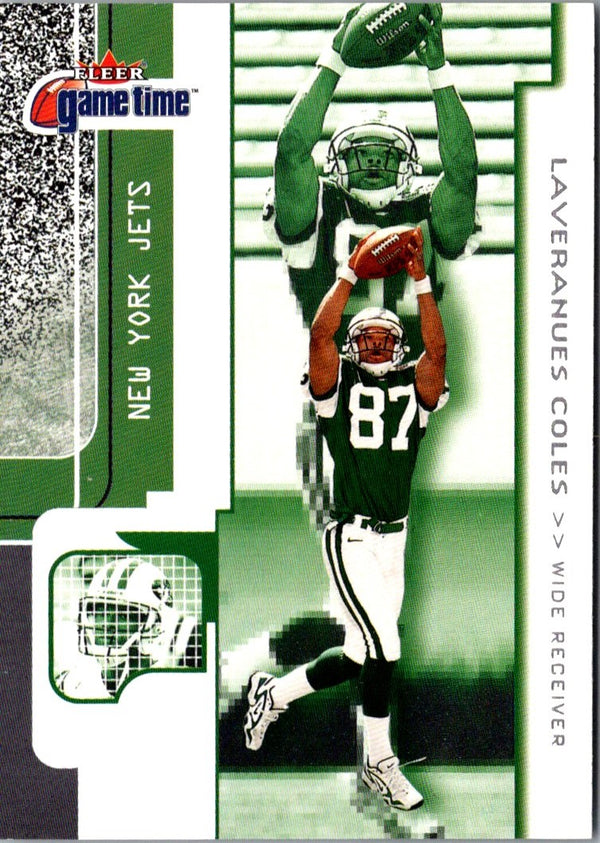 2001 Fleer Game Time Laveranues Coles #46