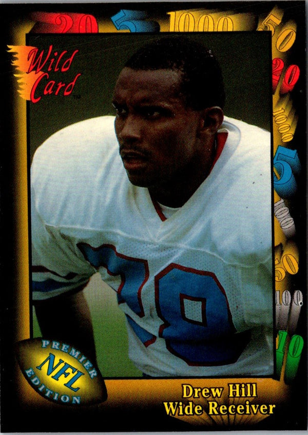 1991 Wild Card Drew Hill #17