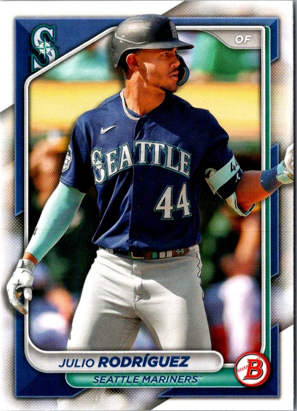 2024 Bowman Green Pattern Julio Rodriguez #90