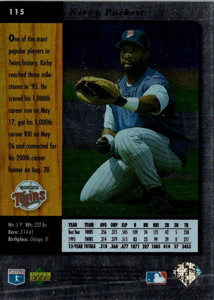 1996 SP Kirby Puckett