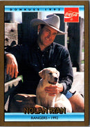 1992 Donruss Coca-Cola Nolan Ryan Nolan Ryan