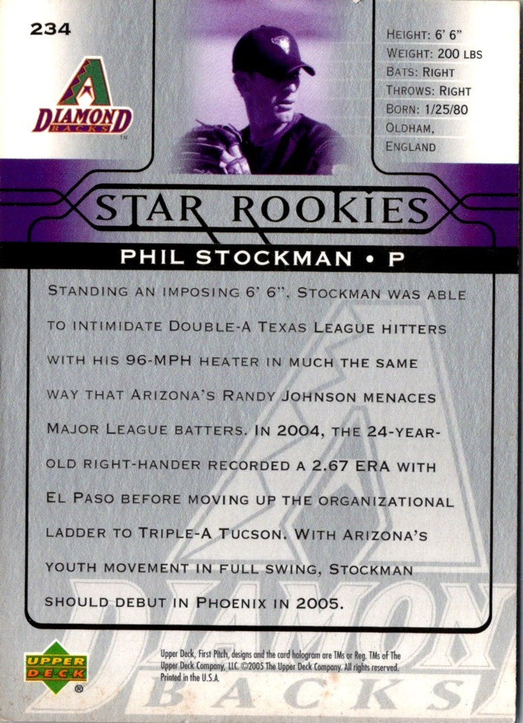 2005 Upper Deck First Pitch Phil Stockman