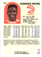 1989 Hoops Dominique Wilkins #130