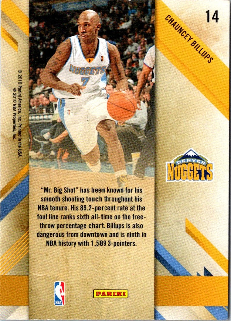 2010 Panini Prestige Stars of the NBA Chauncey Billups