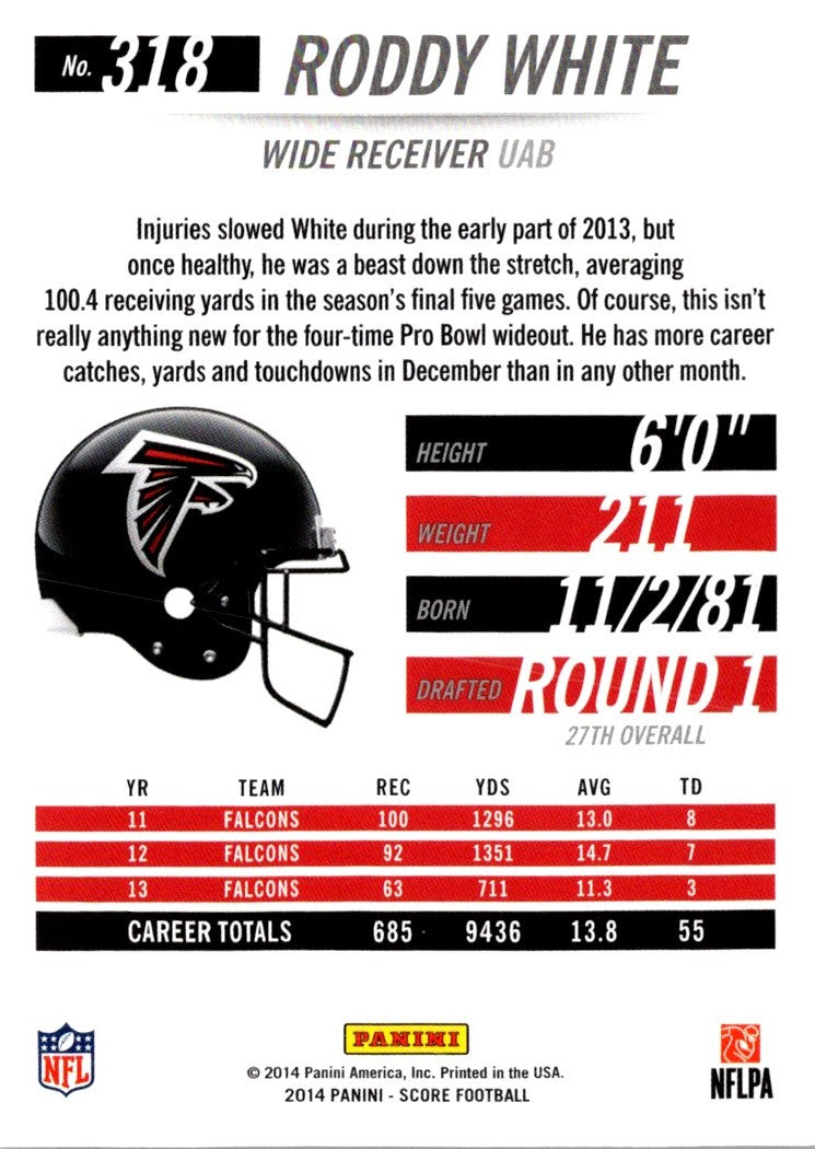 2014 Score Roddy White