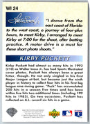 1993 Upper Deck Iooss Collection Jumbo Kirby Puckett