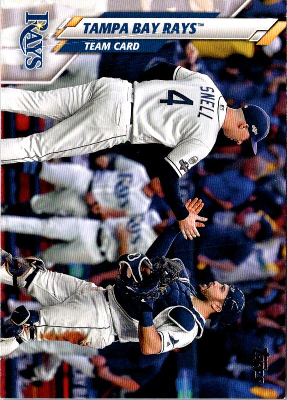 2020 Topps Blue Tampa Bay Rays #501