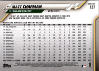 2020 Topps Matt Chapman #127