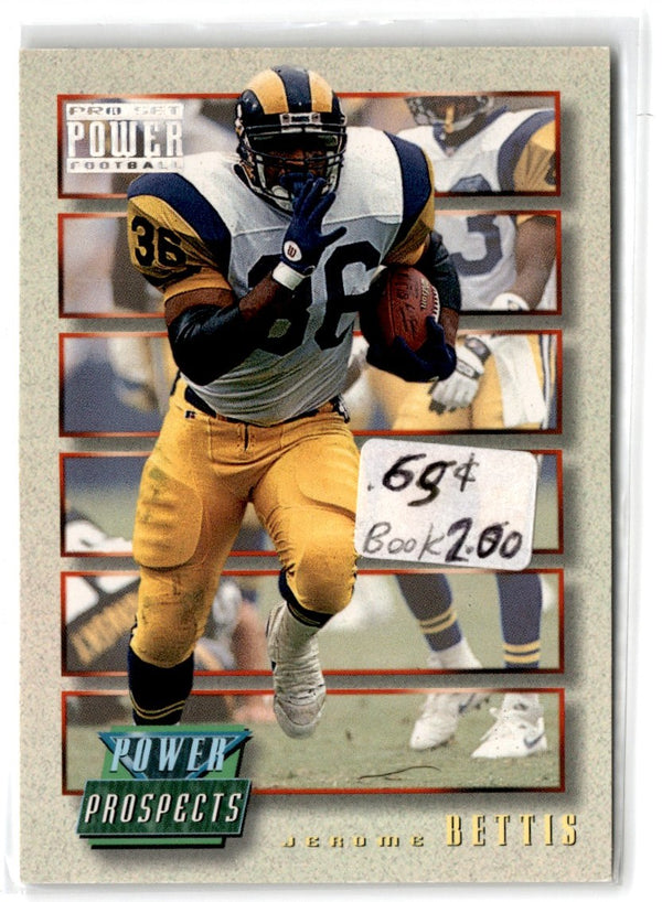 1993 Pro Set Power Update Prospects Jerome Bettis #PP9