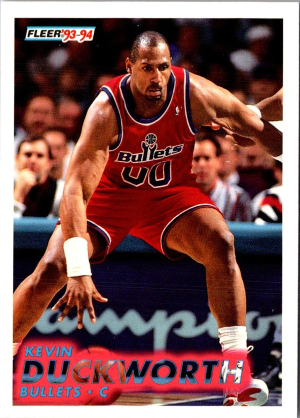 1993 Fleer Kevin Duckworth #394