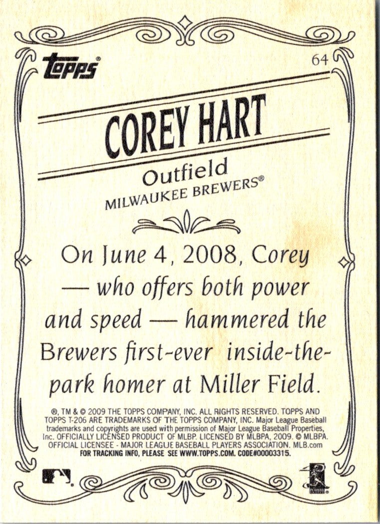 2009 Topps 206 Corey Hart