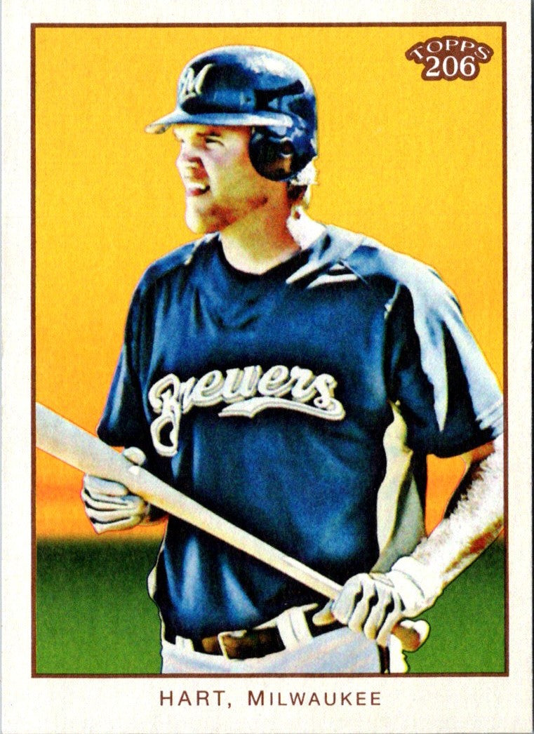 2009 Topps 206 Corey Hart