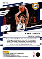 2021 Panini Chronicles Chris Duarte #56 Rookie