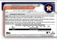 2024 Bowman Prospects German Ramirez #BP-93