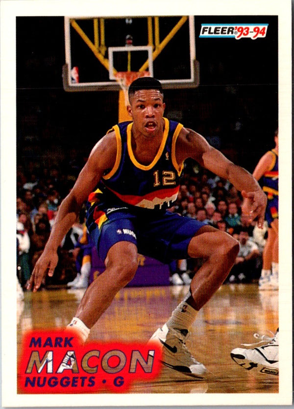 1993 Fleer Mark Macon #53