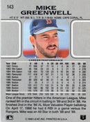 1990 Leaf Mike Greenwell