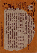 1981 Topps Geoff Huston