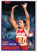 1981 Topps Geoff Huston