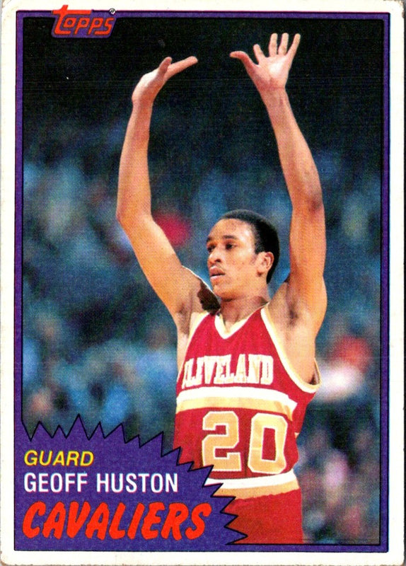 1981 Topps Geoff Huston #MW73