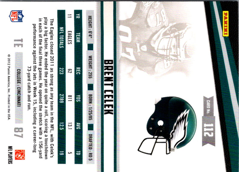 2011 Panini Brent Celek