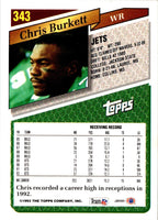 1993 Topps Chris Burkett #343