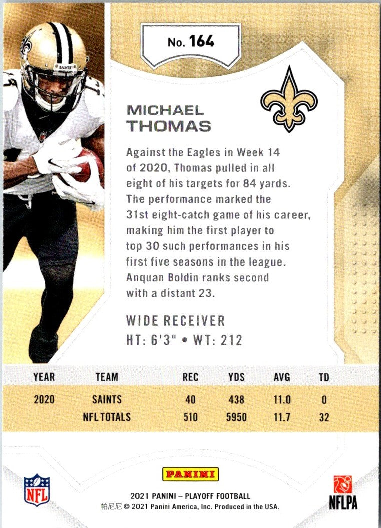 2021 Panini Playoff Michael Thomas