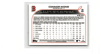 2022 Topps Chrome Connor Wong #39 Rookie