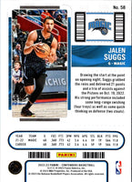 2022 Panini Contenders Season Ticket Jalen Suggs #58